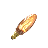 Calex | LED-hehkulamppu | Pieni asennus E14 | C35 kynttilä | Kulta | 2.3W