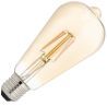 Bailey | LED Edison anturilamppu päivä/yö | Suuri kanta E27 | 4W (korvaa 40W) Kultainen