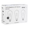 Bailey | 3x LED-valoputkilamppu | Suuri kanta E27 | 4W Bailey | 3x LED-valoputkilamppu | Suuri kanta E27 | 4W