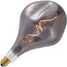 Lighto | LED-hehkulamppu | Suuri asennus E27 | Pisara | Musta | 165mm | 4W