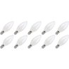 Lighto | LED-hehkulamppu | Pieni E14-pistorasia | Kynttilävalaisin | Kirkas | 35mm | 5W | 10 kpl. Lighto | LED-hehkulamppu | Pieni E14-pistorasia | Kynttilävalaisin | Kirkas | 35mm | 5W | 10 kpl.