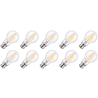 Lighto | LED-hehkulanka | Bajonettikiinnitys B22d | Vakiolamppu | Kirkas | 60mm | 8W | 10 kpl