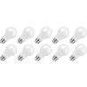 Lighto | LED-hehkulanka | Suuri kanta E27 | Standardi lamppu | Kirkas | 60mm | 5W | 10 kpl | 10 kpl