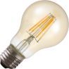 Lighto | LED-hehkulanka | Suuri sovitin E27 | Vakiolamppu | Kulta | Hämärätunnistin | 60mm | 4W