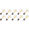 Lighto | LED-hehkulanka | Suuri kanta E27 | Vakiolamppu | Kirkas | 60mm | 7W | 10 kpl Lighto | LED-hehkulanka | Suuri kanta E27 | Vakiolamppu | Kirkas | 60mm | 7W | 10 kpl