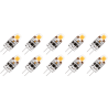 Lighto | LED-lamppu | G4-asennus | Pistokepolttimo | Kirkas | 10mm | 1W | 10 kpl | 10 kpl