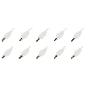 Lighto | LED-hehkulanka | Pieni E14-sokkelo | Kynttilälyhdyn kärki | Kirkas | 35mm | 2W | 10 kpl. Lighto | LED-hehkulanka | Pieni E14-sokkelo | Kynttilälyhdyn kärki | Kirkas | 35mm | 2W | 10 kpl.