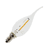 Lighto | LED filament | Kleine fitting E14 | Kaarslamp tip | Helder | 35mm | 1W