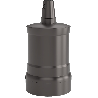 Calex | Lampunpidin | E27-asennus | Alumiini | Mat Pearl Black | 60W