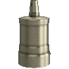 Calex | Lampunpidin | E27-asennus | Alumiini | Matta pronssi | 60W