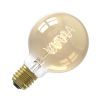 Calex | LED-hehkulamppu | Suuri pistorasia E27 | G80 | Globe | Gold | 3.8W