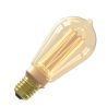 Calex | LED-hehkulanka | Suuri hehkulamppu E27 | Rustiikkinen ST64 | Kulta | 3,5W