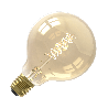 Calex | LED-hehkulamppu | Suuri asennus E27 | G95 Globe | Kulta | 5,5W | 3-vaiheinen himmennys