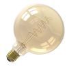 Calex | LED-hehkulanka | Suuri pistorasia E27 | G125 Globe | Kulta | 5,5W | 3-vaiheinen himmennys