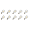 Lighto | LED-hehkulanka | Pieni E14-sarja | Standardilamppu | Kirkas | 60mm | 6W | 10 kpl. Lighto | LED-hehkulanka | Pieni E14-sarja | Standardilamppu | Kirkas | 60mm | 6W | 10 kpl.