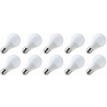 Lighto | LED-lamppu | Suuri pistorasia E27 | Standardi lamppu | Kirkas | 60mm | 9W | 10 kpl Lighto | LED-lamppu | Suuri pistorasia E27 | Standardi lamppu | Kirkas | 60mm | 9W | 10 kpl
