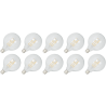Lighto | LED-hehkulamppu | Suuri kanta E27 | Globelamp | Kirkas | 125mm | 4W | 10 kpl. Lighto | LED-hehkulamppu | Suuri kanta E27 | Globelamp | Kirkas | 125mm | 4W | 10 kpl.