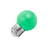 Lighto | LED lamp | Grote fitting E27 | Groen | Kogellamp | 45mm | 1.5W | Dimbaar