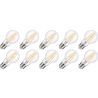 Lighto | LED-hehkulanka | Suuri kanta E27 | Vakiolamppu | Kirkas | 60mm | 8W | 10 kpl Lighto | LED-hehkulanka | Suuri kanta E27 | Vakiolamppu | Kirkas | 60mm | 8W | 10 kpl