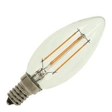 Bailey | LED-kynttilävalaisin | Pieni kanta E14 | 4W (korvaa 46W)