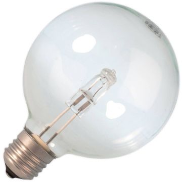 Halogeenilamppu | Suuri kanta E27 | Globelamp | Kirkas | 95mm | 28W