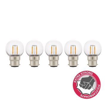 Bailey | 5x LED Kogellamp | B22d  | 2W