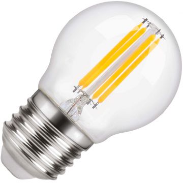 Lighto | LED filament | Grote fitting E27 | Kogellamp | Helder | 45mm | 5W