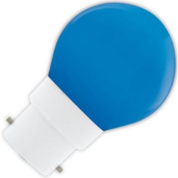 Bailey | LED lamp | Bajonetfitting B22d Fitting | Kogellamp | Blauw | 45mm | 1W