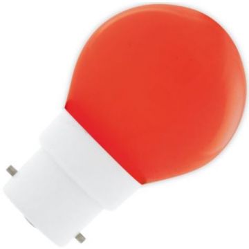 Bailey | LED lamp | Bajonetfitting B22d Fitting | Kogellamp | Rood | 45mm | 1W