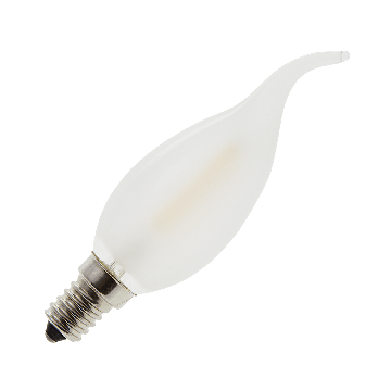 Lighto | LED filament | Kleine fitting E14 | Kaarslamp tip | Helder | 35mm | 2W