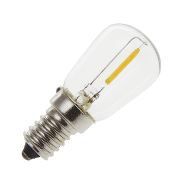 Lighto | LED filament | Kleine fitting E14 | Buislamp | Helder | 26mm | 1W