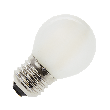 Lighto | LED filament | Grote fitting E27 | Kogellamp | Helder | 45mm | 2W