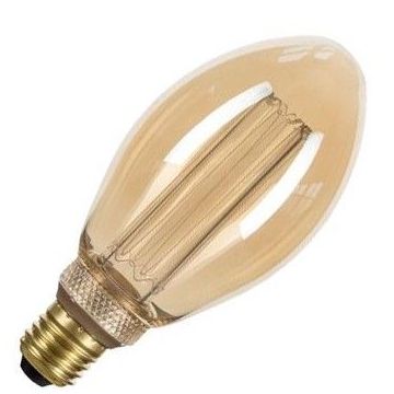 Bailey | LED lamp | Grote fitting E27 | Kaarslamp | Goud | 75mm | 4W