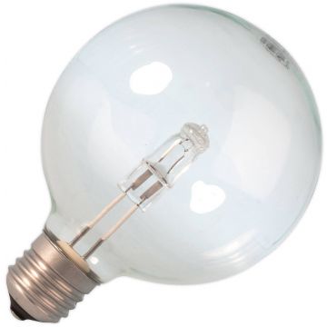 Halogeenlamp | Grote fitting E27 | Globelamp | Helder | 95mm | 28W