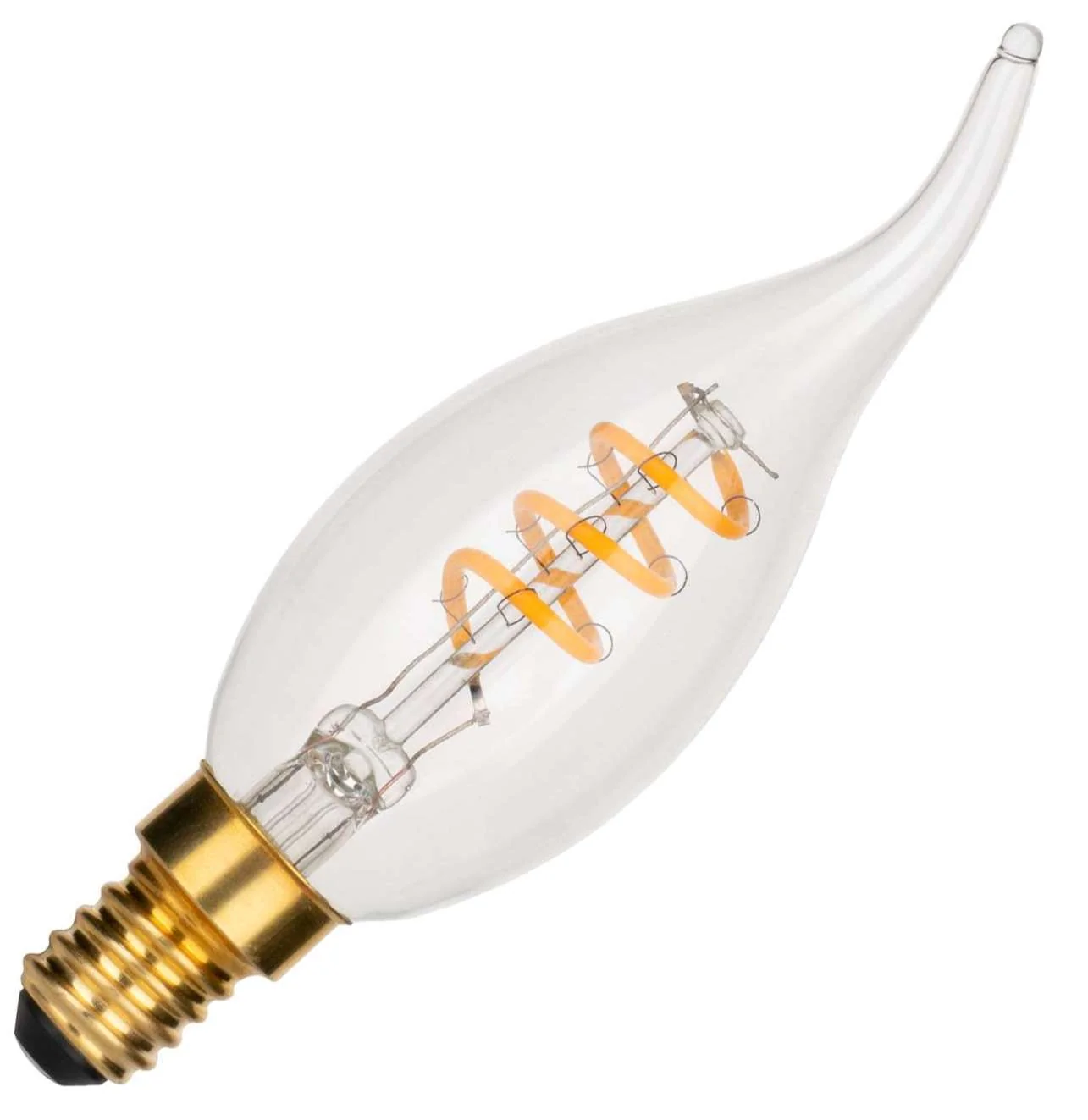 Bailey | LED-kynttilävalaisin kärjellä | Pieni pistorasia E14 | 3W himmennettävä