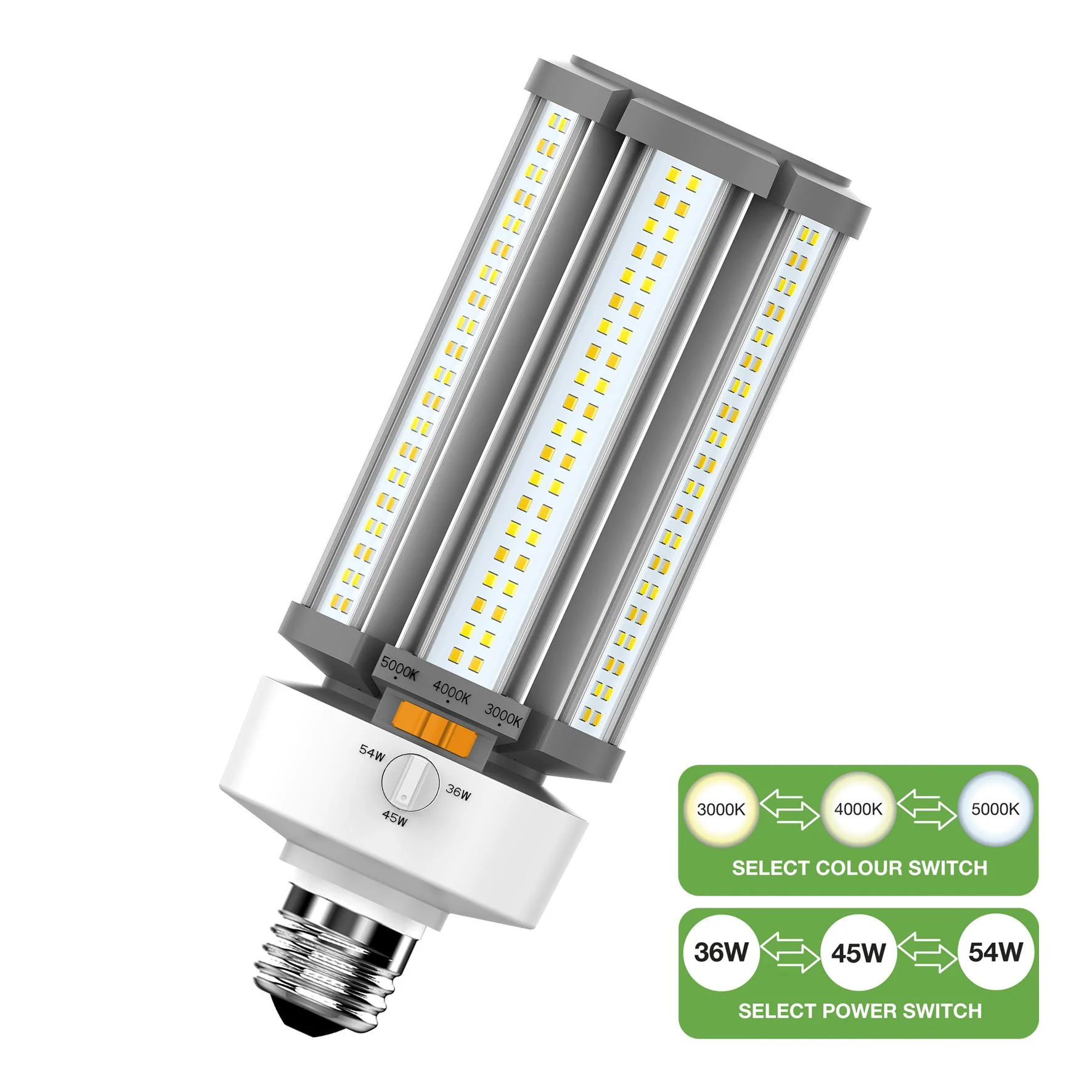 Bailey | LED-lamppu | Suuri E27-asennus | Putkilamppu | 85mm | 36 - 54W