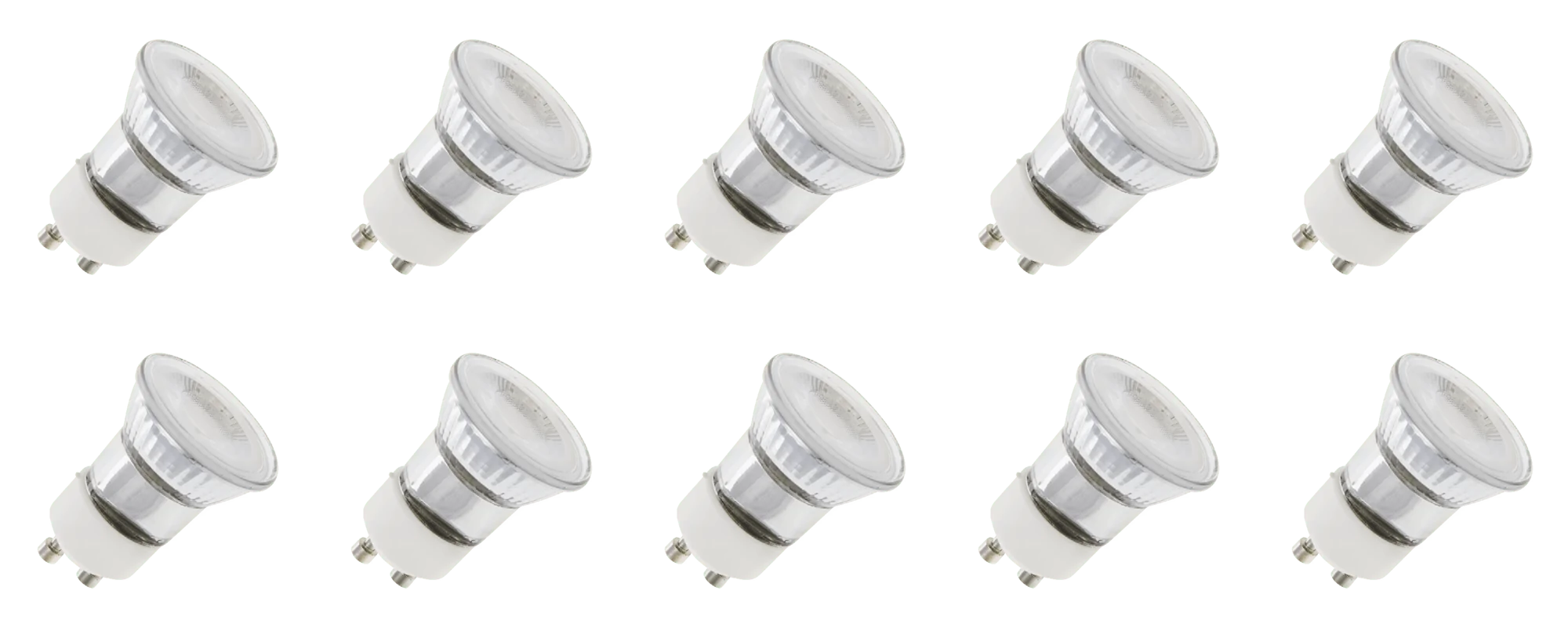 Lighto | LED-lamppu | GU10-asennus | Spot | Kirkas | 35mm | 3W | 10 kpl | 10 kpl