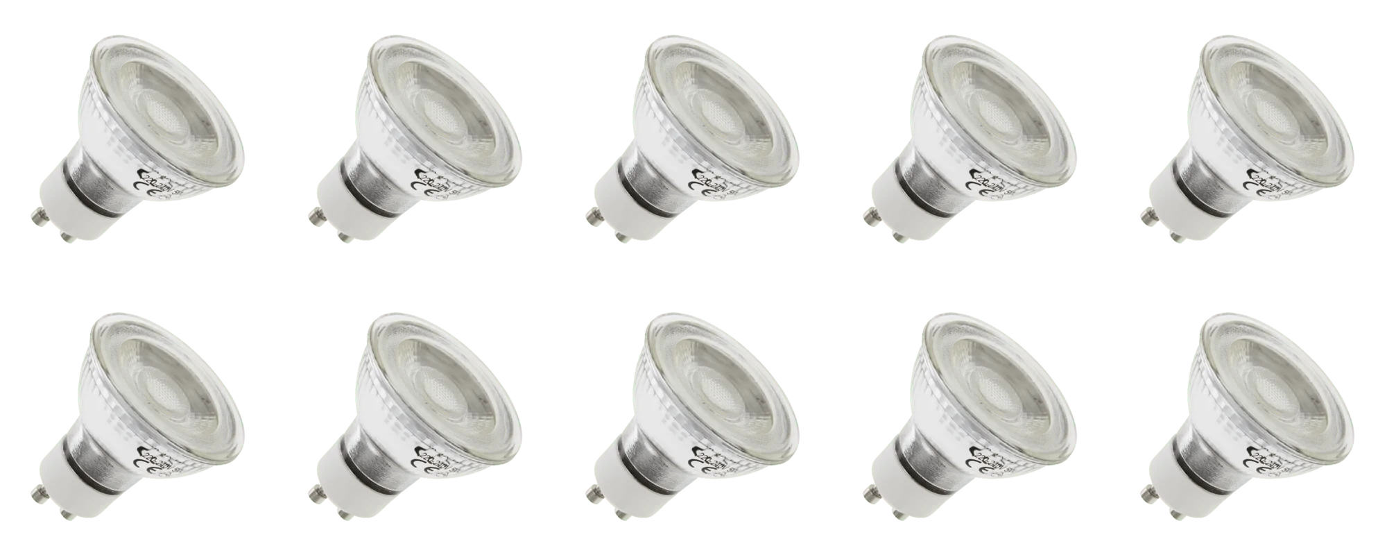 Lighto | LED-lamppu | GU10-asennus | Spot | Kirkas | 50mm | 3W | 10 kpl | 10 kpl
