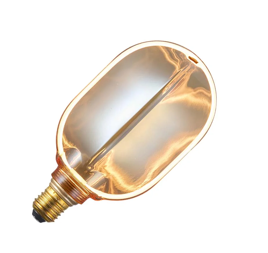 Lighto | LED-lamppu | E27-asennus | Soikea lamppu | Amber | OV160 | 100mm | 4W