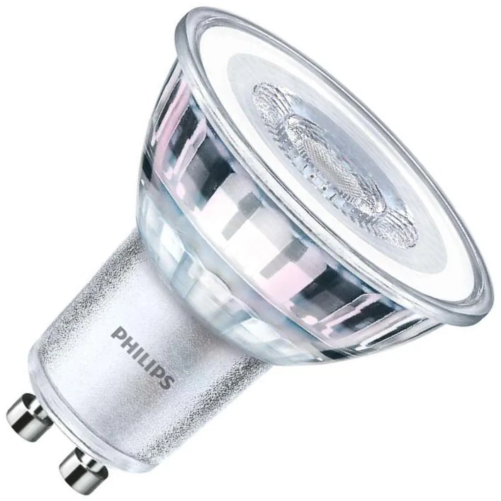 Philips | LED-lamppu | GU10-asennus | Spot | Kirkas | 50mm | 3W
