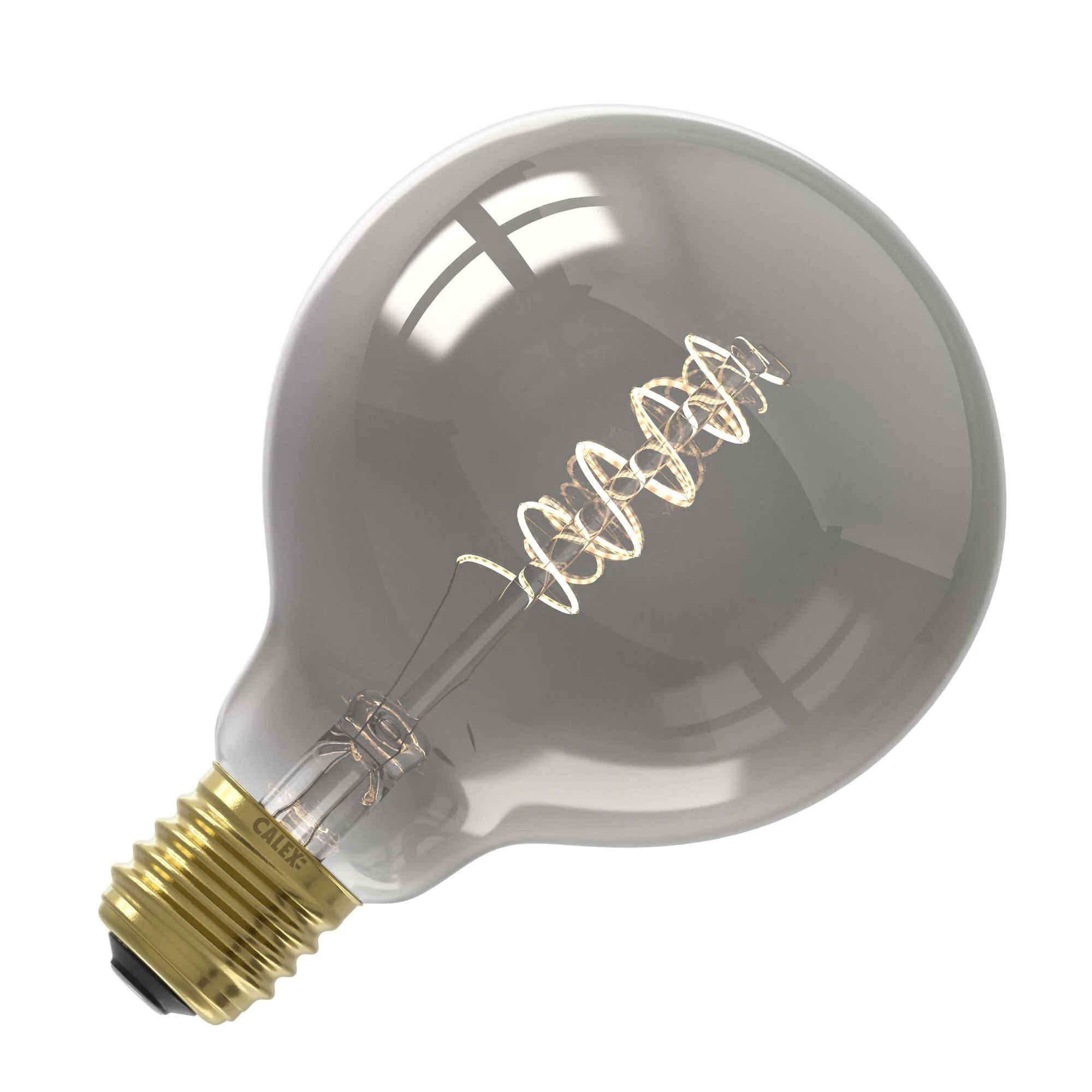 Calex | LED-hehkulanka | Suuri pistorasia E27 | G95 | Titanium | 4W