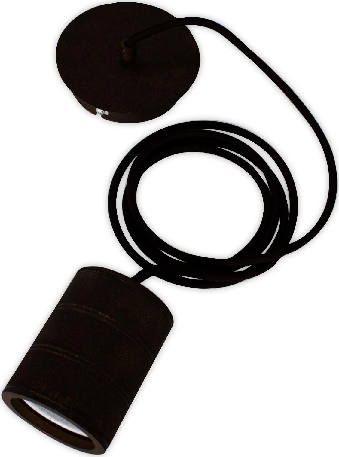 Calex Giant cord suspension E40 musta