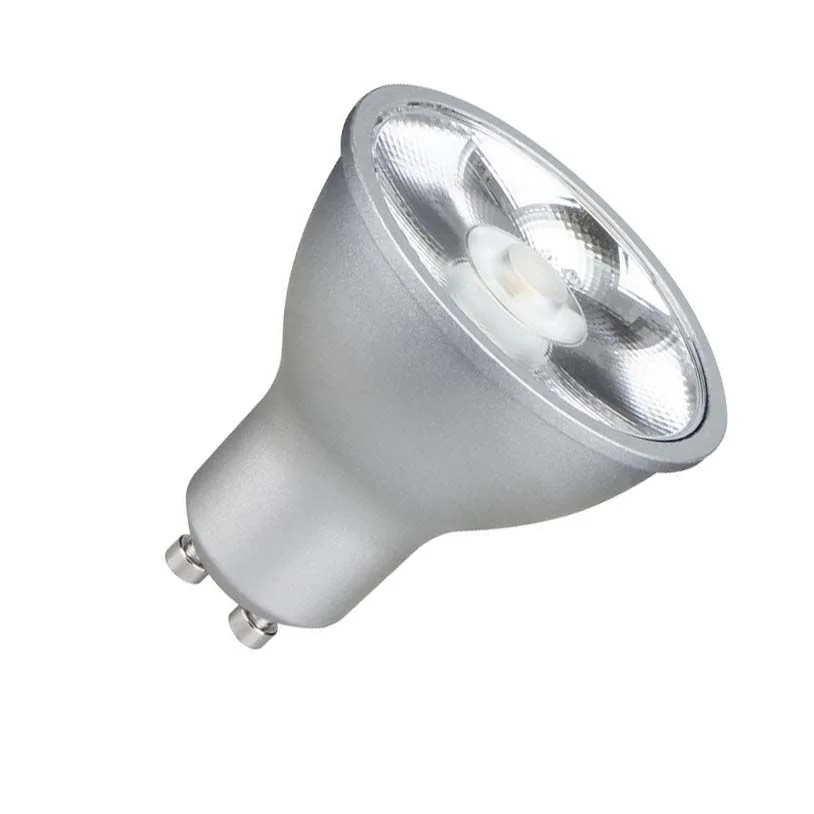 SPL | LED-lamppu | GU10-asennus | Heijastinlamppu | Kirkas | Hopea | 6W | Himmennettävä | 927 Warm White