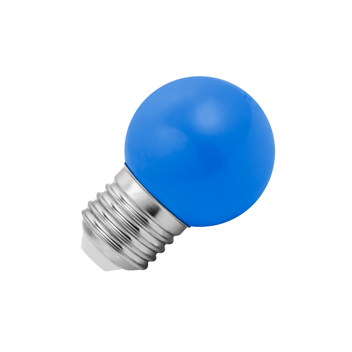 Lighto | LED-lamppu | Suuri kanta E27 | Pallolamppu | Sininen | 45mm | 1W
