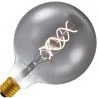 Lighto | LED-hehkulamppu | Suuri kanta E27 | Globelamp | Musta | 125mm | 5W
