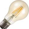 Lighto | LED-hehkulanka | Suuri sovitin E27 | Vakiolamppu | Kulta | Hämärätunnistin | 60mm | 4W