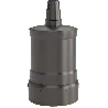 Calex | Lampunpidin | E27-asennus | Alumiini | Mat Pearl Black | 60W