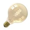 Calex | LED-hehkulamppu | Suuri pistorasia E27 | G95 | Globe | Gold | 3.8W