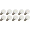 Lighto | LED-lamppu | Suuri pistorasia E27 | Pallolamppu | Kirkas | 45mm | 1W | 10 kappaletta