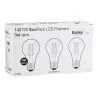 Bailey | 3x LED-lamppu | Suuri valaisin E27 | 6W